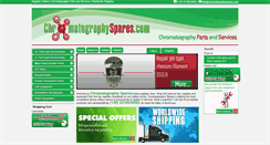Desktop Screenshot of chromatographyspares.com